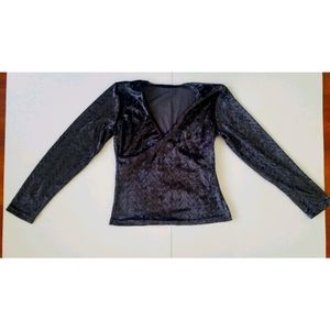 Grey Velvet vintage top